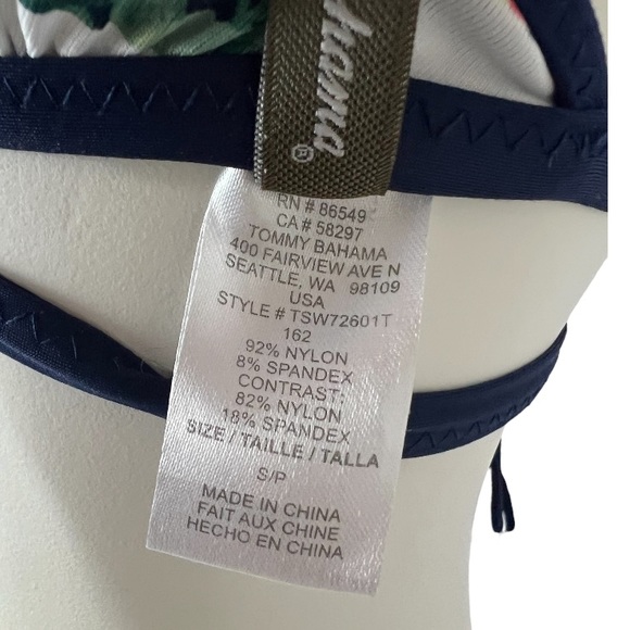 Tommy Bahama Front-Cross Top Sz Small - Picture 4 of 5